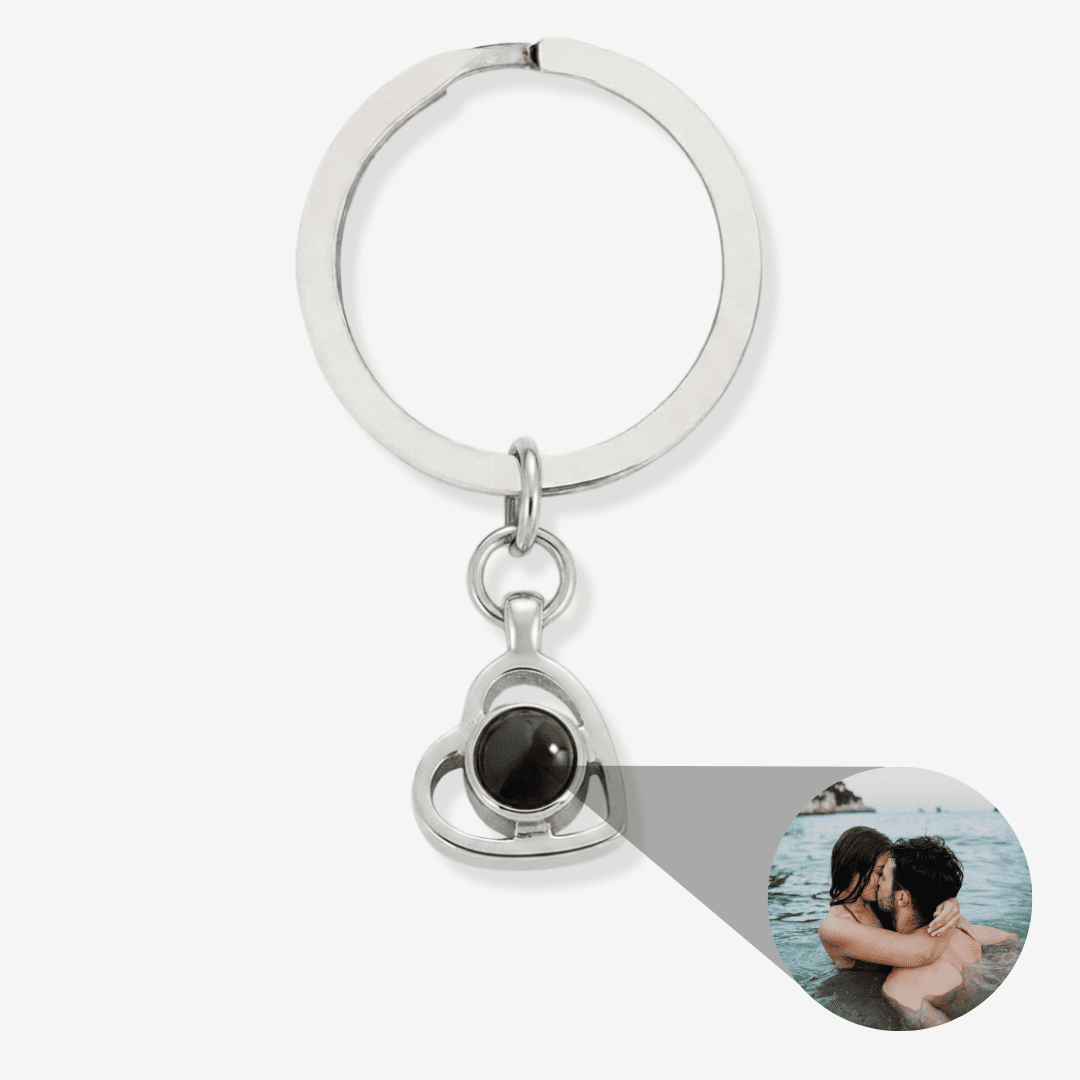 Circle Photo Keychain