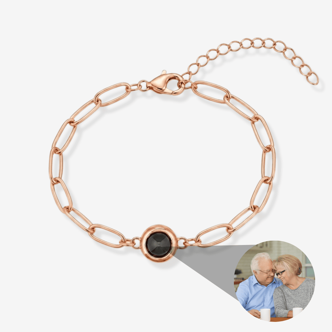 Personalisiertes Armband mit Foto - Paperclip