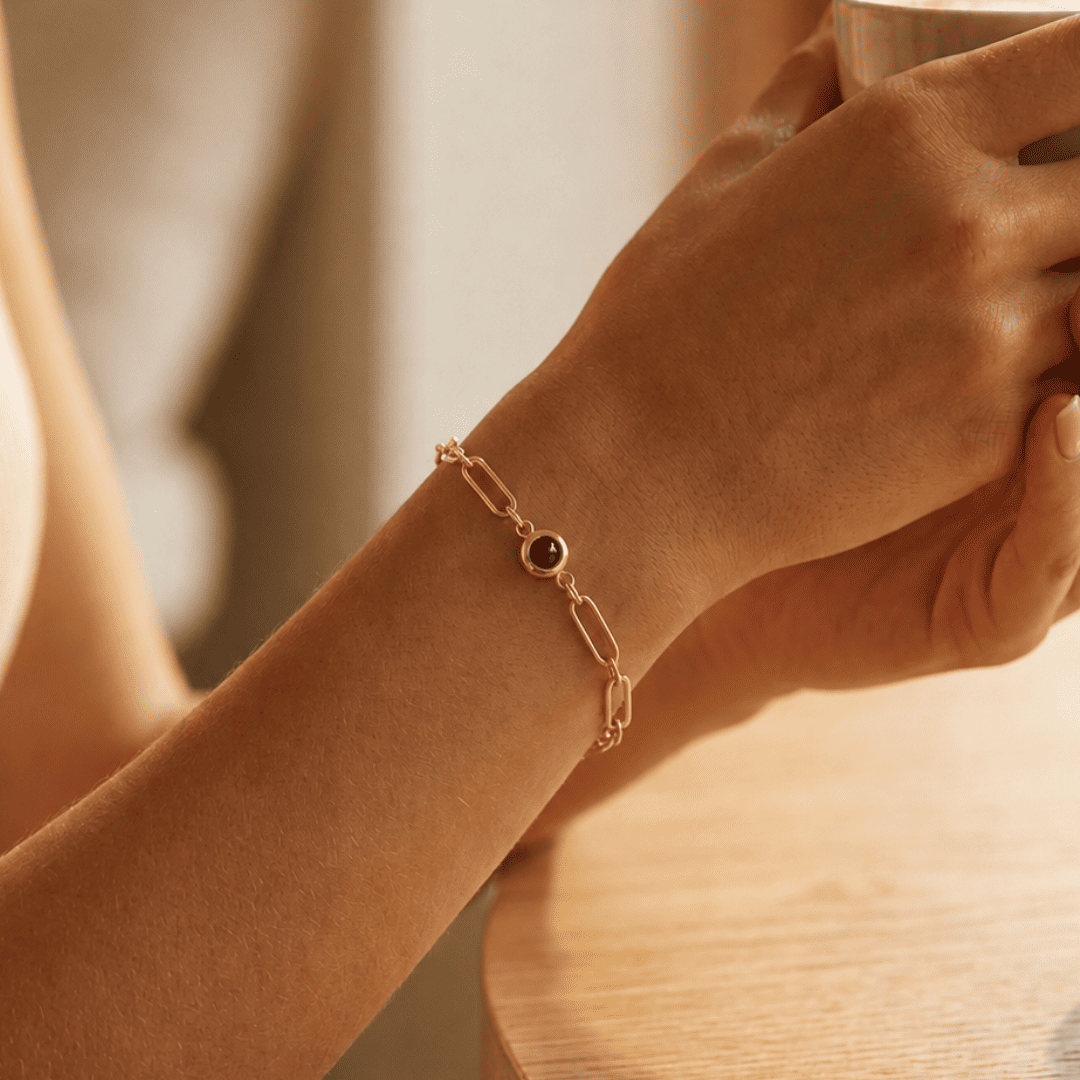 Personalisiertes Armband mit Foto - Paperclip