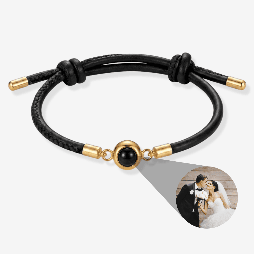 Personalized Photo Pearl Bracelet