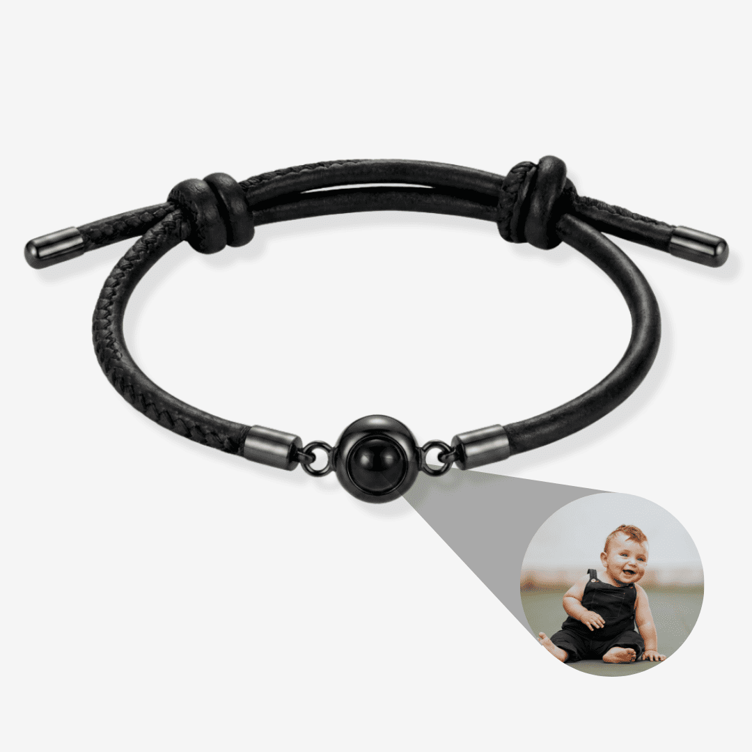 Personalized Photo Pearl Bracelet