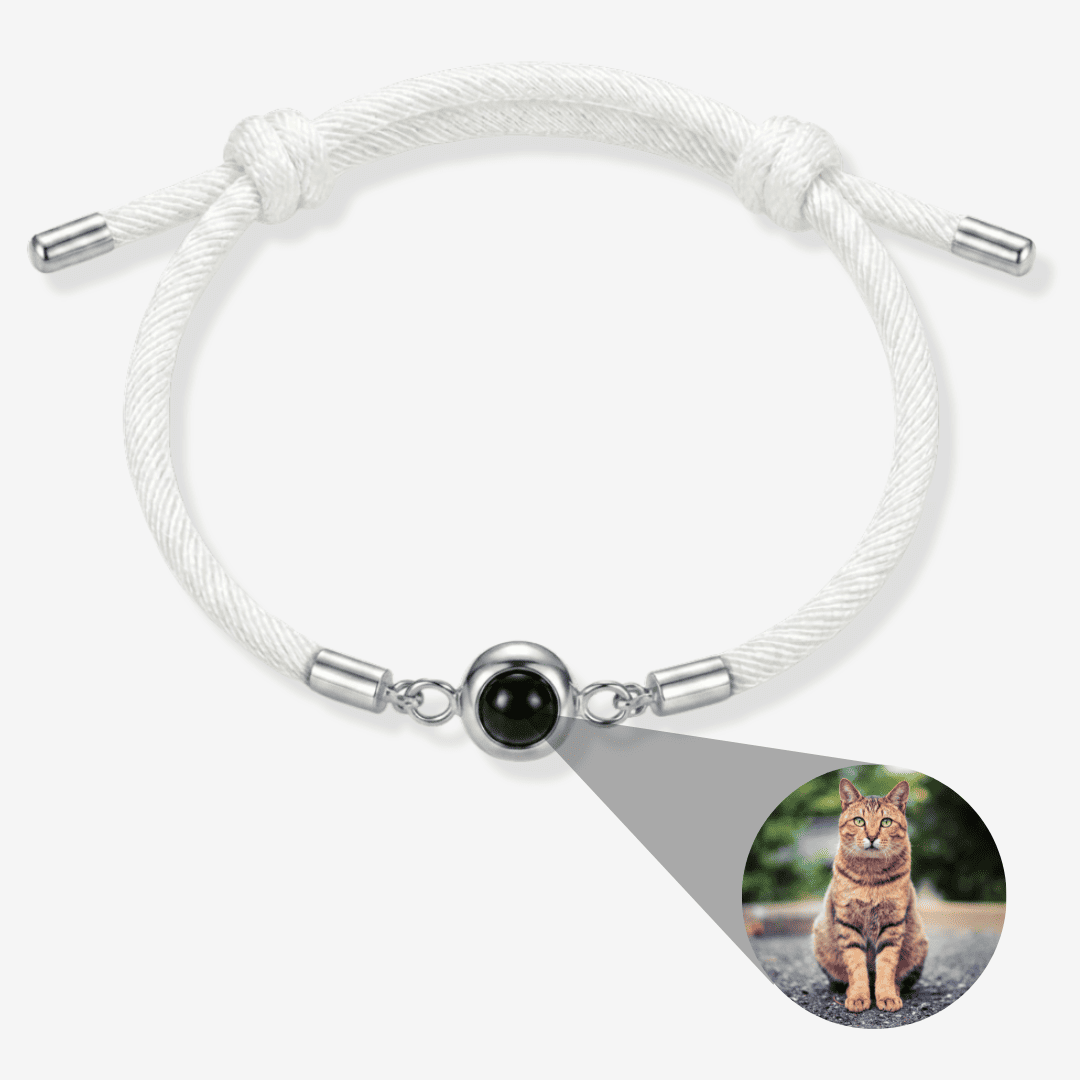 Personalized Photo Pearl Bracelet