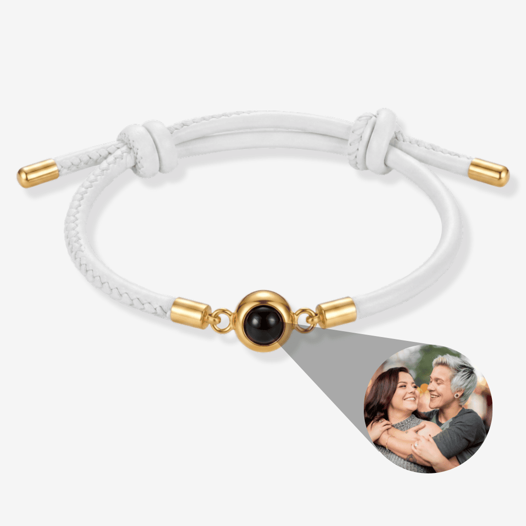 Personalized Photo Pearl Bracelet