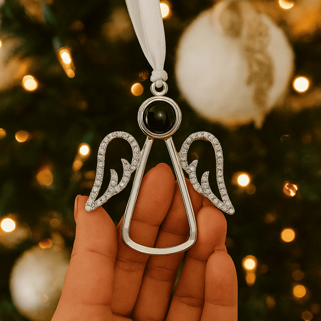Engel Weihnachtsanhänger mit Foto