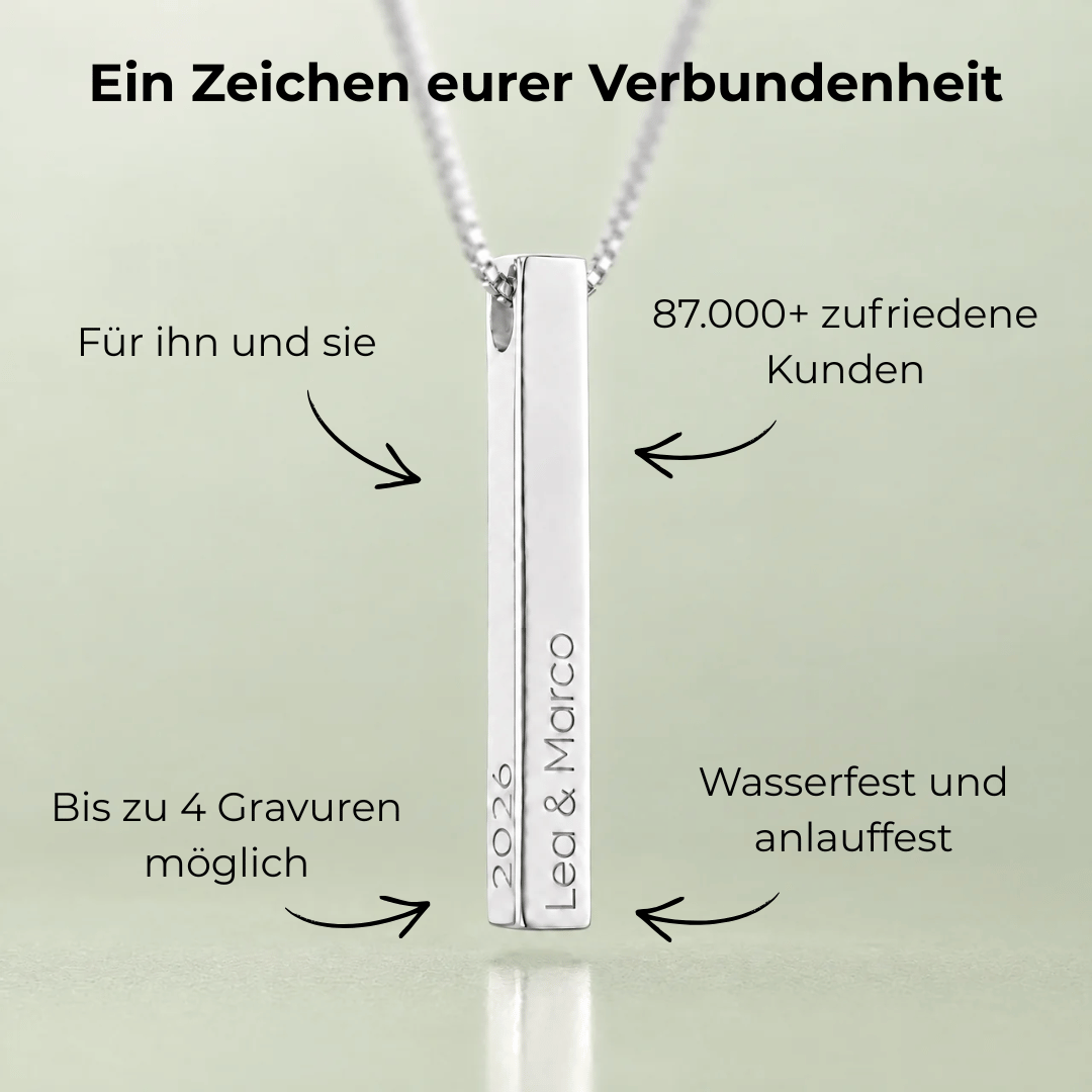 Barrenkette mit Gravur