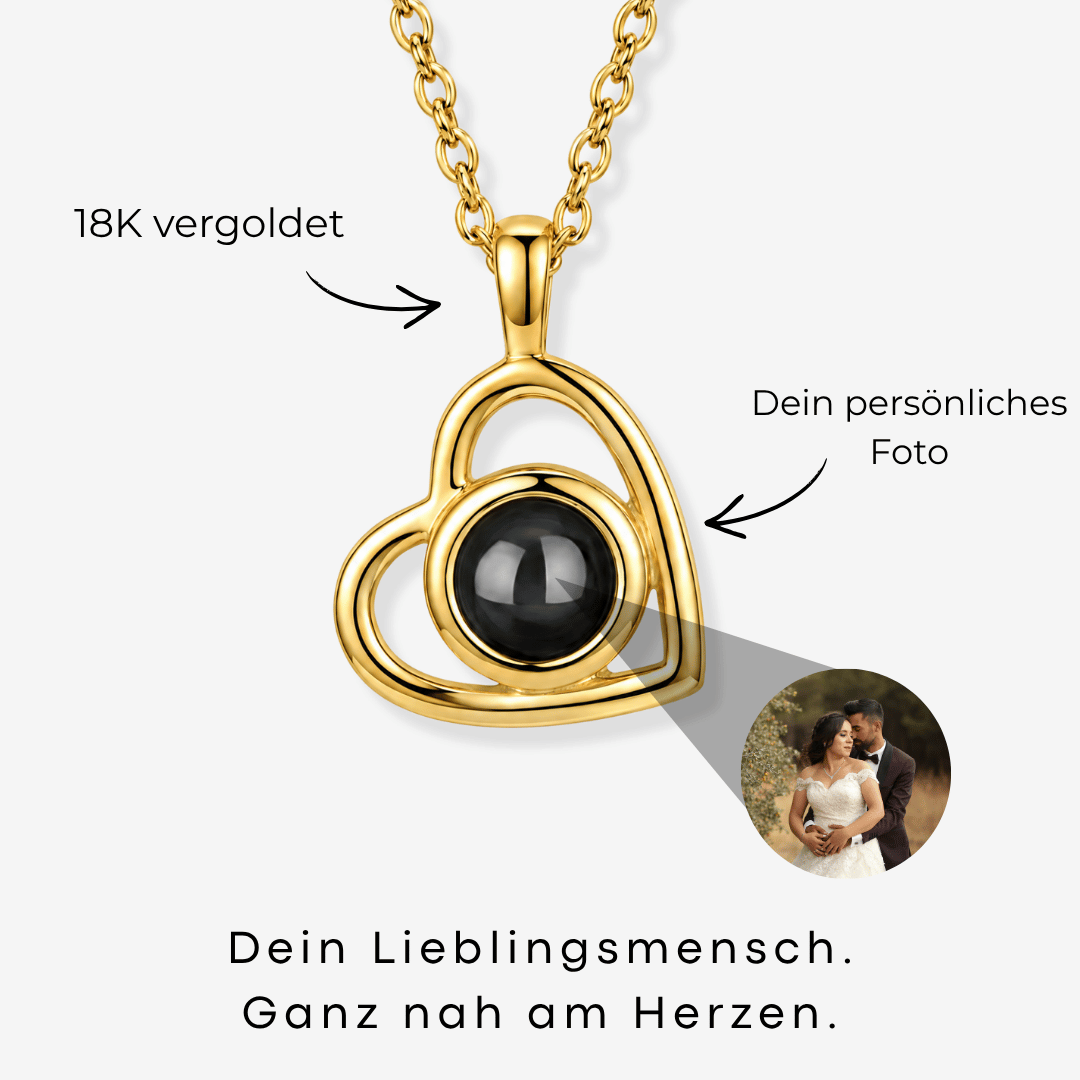 Personalisierte Halskette mit Foto